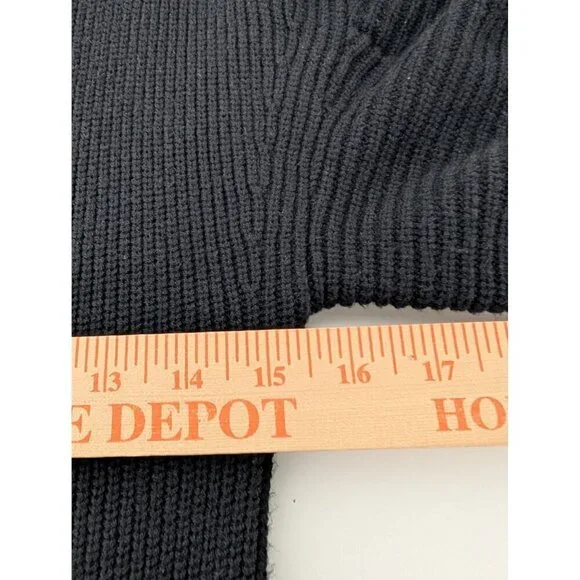 NEW Express Ribbed Maxi Dress Womens Size Medium Black Stretch V Neck Long - Picture 12 of 12